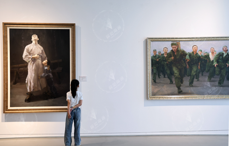 视频|江苏油画雕塑院作品展巡展走进南通美术馆